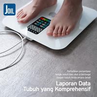 Gambar Joil Timbangan Badan Digital Smart Body Scale Chargeable BMI dan Body Fat Monitor Komprehensif Lengkap 8 Sensor Presisi Data Akses via Smartphone - J8 - Hitam dari Joil Kota Tangerang Selatan 5 Tokopedia