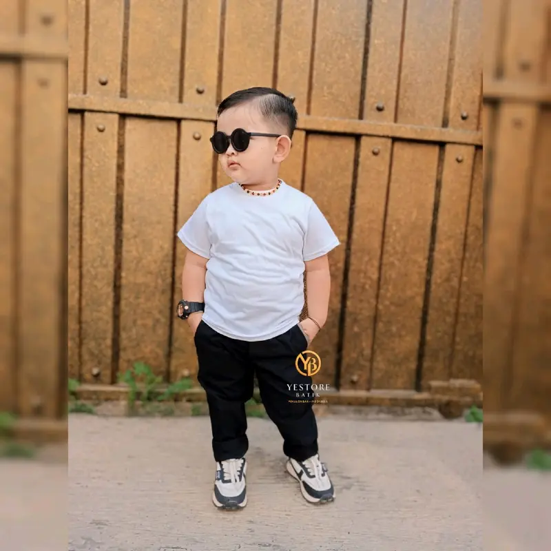 YESTORE KIDS Celana Anak Panjang Chinos Cowok Usia 2-10 Tahun Bahan Cotton Combed Anak-Anak 5