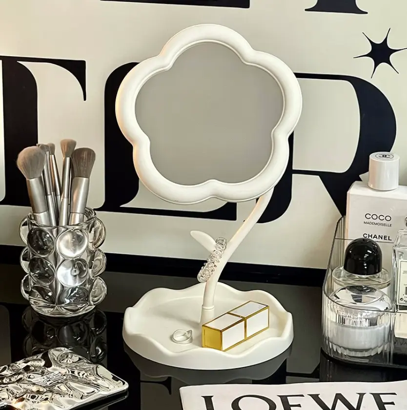 Kucute  Cermin BUnga Standing Mirror Makeup