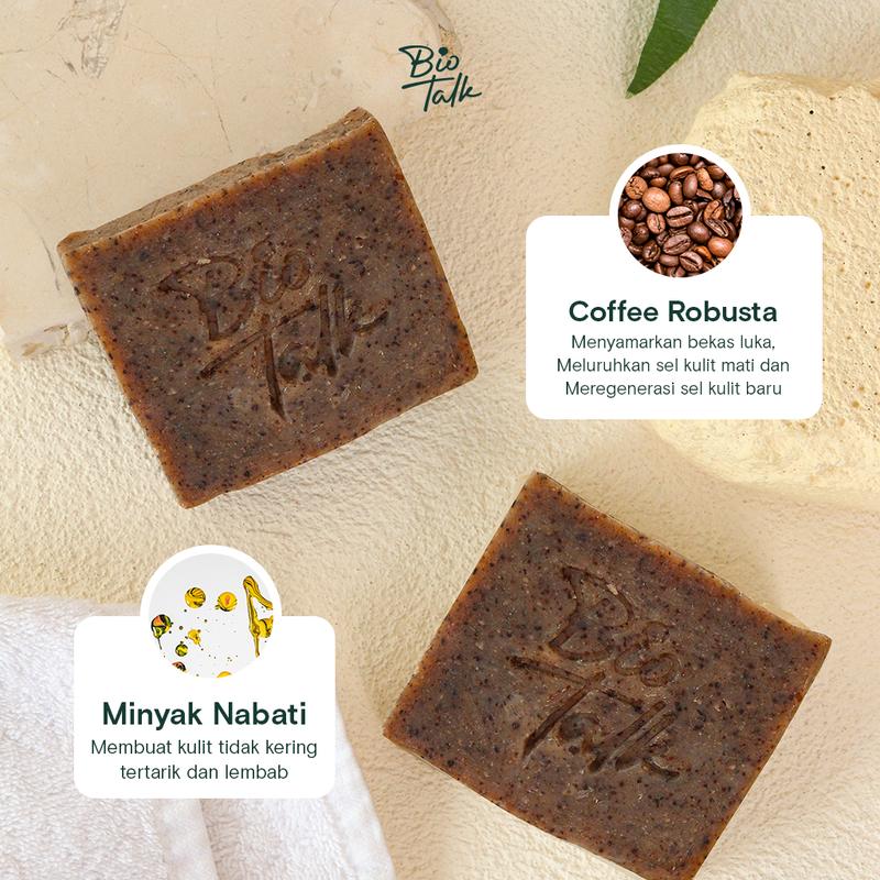 [SPECIAL PROMO] Biotalk Coffee Scrub Soap 4