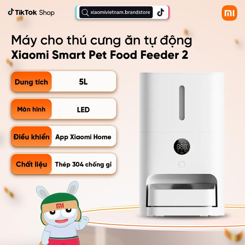 Máy cho thú cưng ăn tự động Xiaomi Smart Pet Food Feeder 2 - Thiết bị thông minh cho thú cưng BHR9030EU