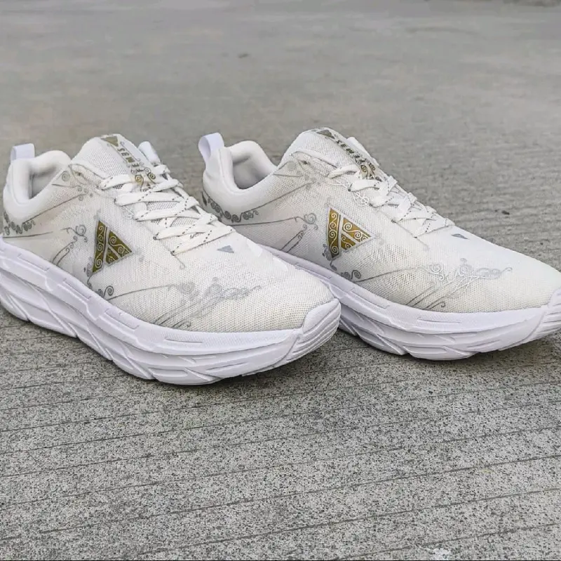 Femez Wamena Sepatu Sport Casual Running All White Zumba Gym Sneakers Pria Wanita Shoes Olahraga 1