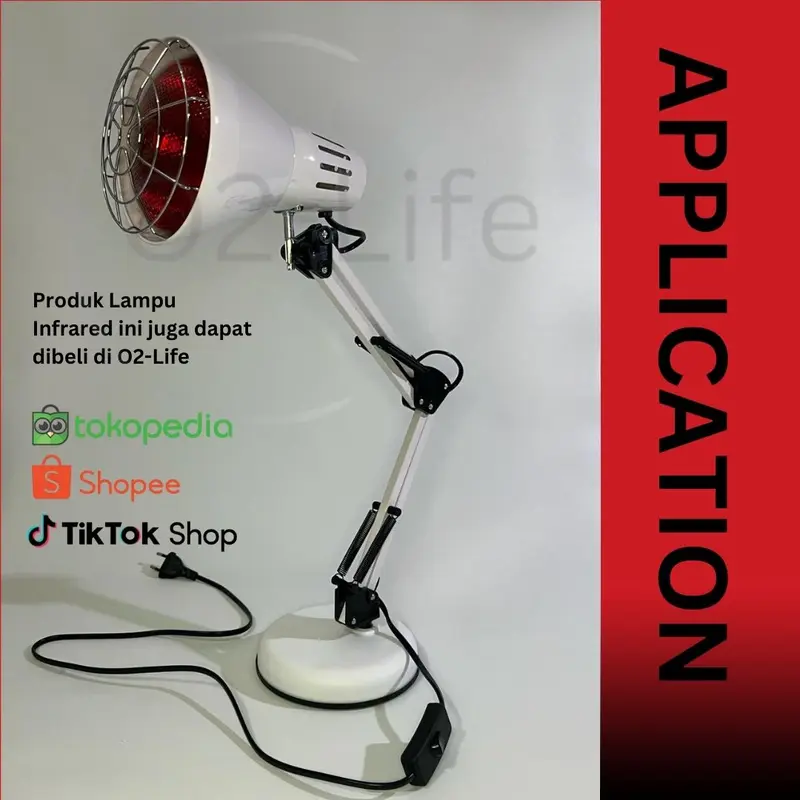 Bohlam Lampu Infrared 150 watt - 150w - paket 2 bohlam lampu infrared 2