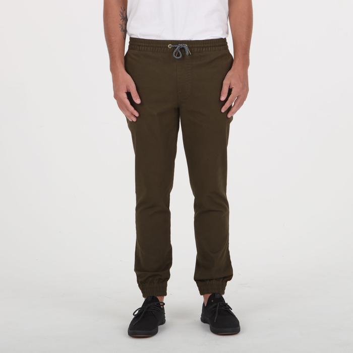Gambar VOLCOM MLP ENCINO SLIM JOGGER PANTS MILITARY - Military, S dari VolcomIndonesia Kab. Badung Tokopedia