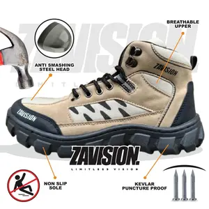 YEKA sepatu safety ujung besi sepatu boots sepatu gunung adventure sepatu hiking  Outdoor Y-23