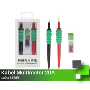 KABEL PROBE MULTIMETER PLUS TIP ATAU UJUNG CADANGAN RUNCING 20A
