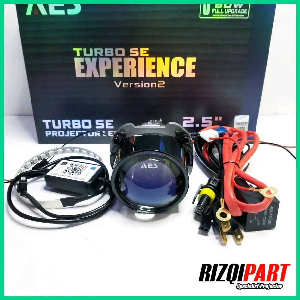 Biled projie AES Turbo SE Experience Version2 70 Watt lensa 2,5 inch blue lens satuan