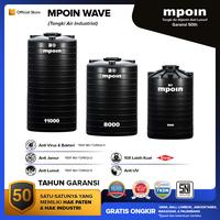 Gambar Tangki Tandon Toren Air Wave 1200-11.000L Anti Bakteri Anti Lumut MPOIN Garansi 50 Th - Wave 1200 (1100 Liter) dari MPOIN Indonesia Kota Surabaya 1 Tokopedia