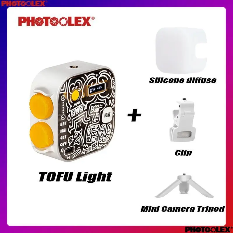 Lampu Tahu Model Grafiti Putih