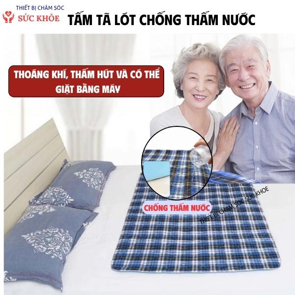  Tấm Lót Chống Thấm Hút Nước Tiểu – Tấm Ga Giường Chống Thấm Cho Người Già & Bệnh Nhân 