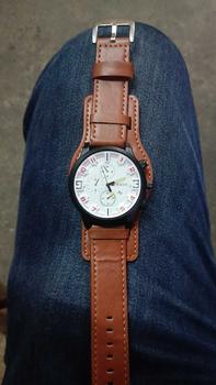 Product Review of CURREN-Jam Tangan Fesyen Berkualiti Tinggi untuk Lelaki, Jam Tangan Sukan Kuarza dengan Tali Kulit Kalis Air, Jam Tangan Perniagaan, 8225 * - * -- * -- * - from p**h 0