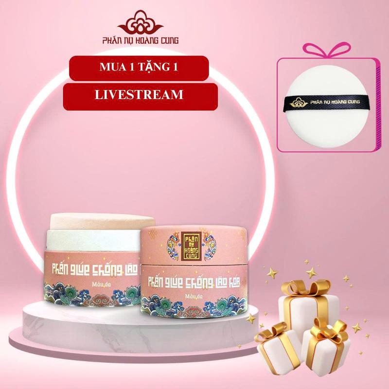 (Giá live) Phấn Trang Điểm Dưỡng Da Nén Da (Không Chóp) Phấn Nụ Hoàng Cung Mỹ Phẩm Nữ Cosmetic Phấn Phủ