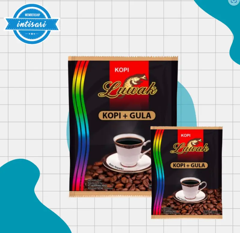KOPI LUWAK - HITAM / WHITE COFFEE - ( DUS ) 1
