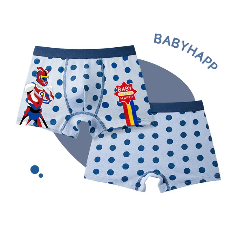 3PCS Celana Dalam Anak Laki-Laki Kartun Fashion Anak Katun Bernapas CD 4