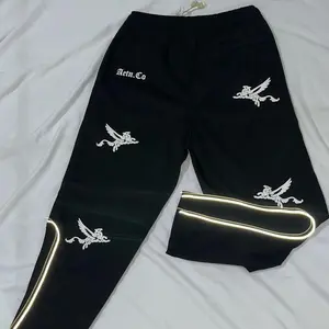 AETN - Sweatpants White / Black Series Griffin 300gsm Puffink Reflektif