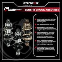 Gambar SHOCK ABSORBER YAMAHA NMAX 335MM PROPER RACING LINE - TITANIUM GOLD dari Proper Racing Line Kota Administrasi Jakarta Utara 4 Tokopedia