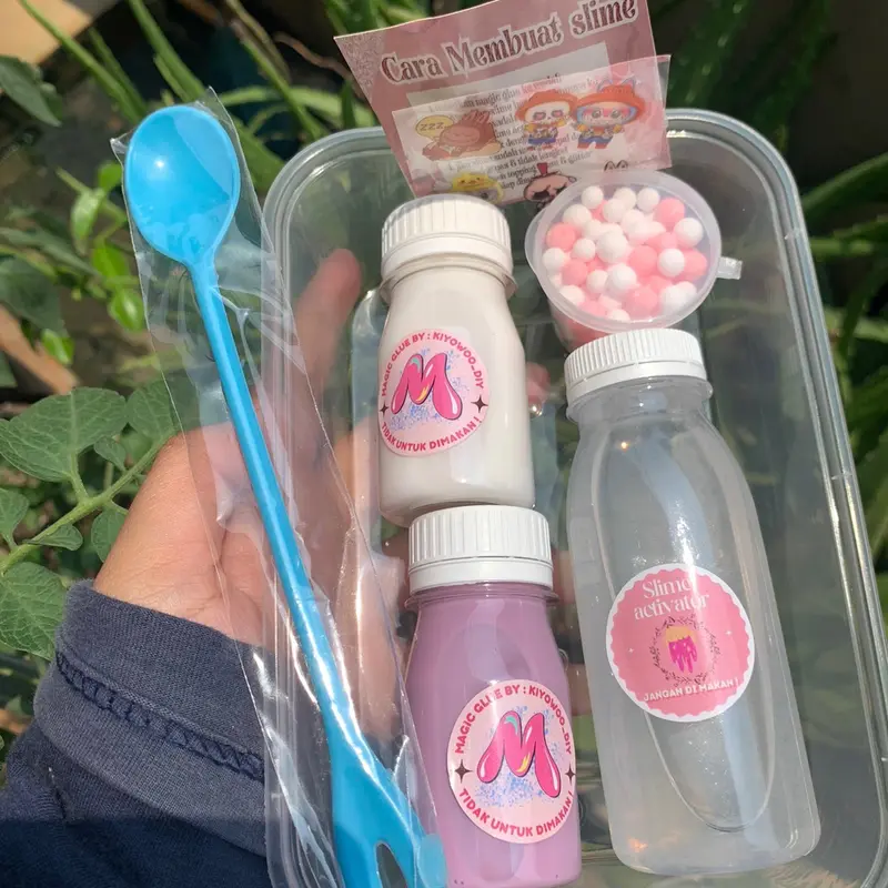 SLIME KIT 11 ribuan promo guncang 11.11 slime kit lengkap by kiyowoo_DIY 1