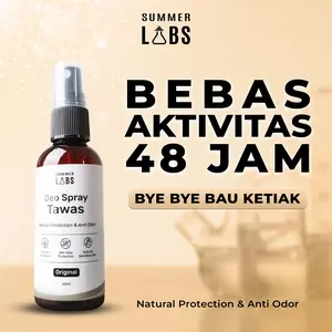 SummerLabs - Deodorant Tawas Tahan 48jam Deo Spray Natural Anti Bau Ketiak Aman Kulit Sensitif Ketek