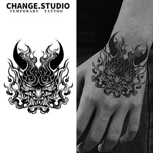 Hình Xăm Tạm Thời, Hình Xăm Vua Quỷ Bull, Không Thấm Nước Và Chống Chà Xát, Kéo Dài Trong 15 Ngày. Miếng Dán Hình Xăm