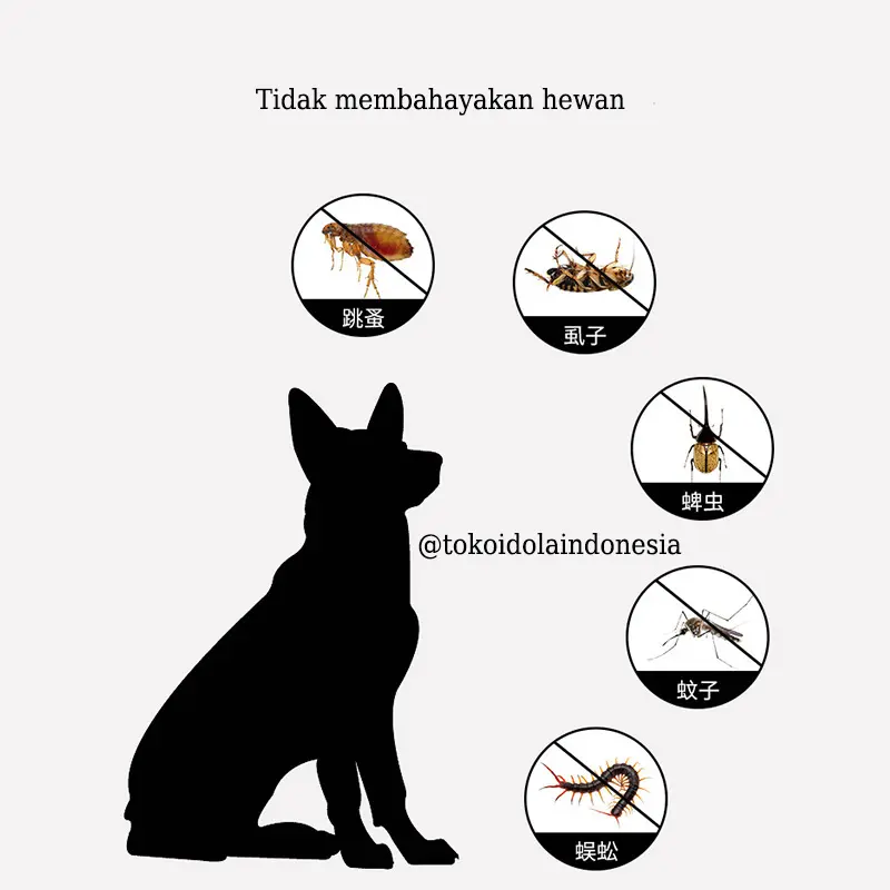 Murah Kalung Kucing Anti Kutu Dan Nyamuk 8 Months Protection Kalung Anti Kutu Anjing Collar Silikon 2