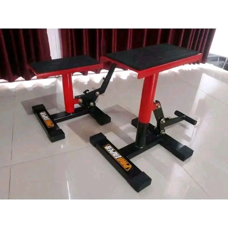 Standar Paddock Motor Trail SuperMoto Jackstand KLX/DTR Bulat - Tinggi Stand 30cm 2