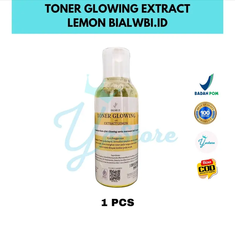 TONER GLOWING EXTRACT LEMON 60ml BPOM ORIGINAL 0