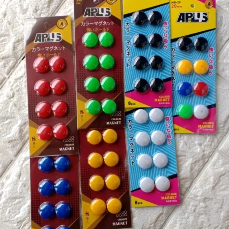 APLUS magnet button solid 8’s 20mm