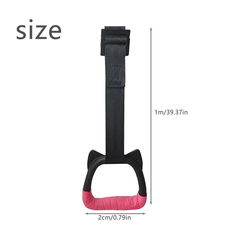 Product Introduction of Gymnastics ring belt sling sports strength training equipment pull-up rings fitness children’s aerial trapeze bar pull up gymnastics rings children’s home fitness sling sling safety load-bearing 5