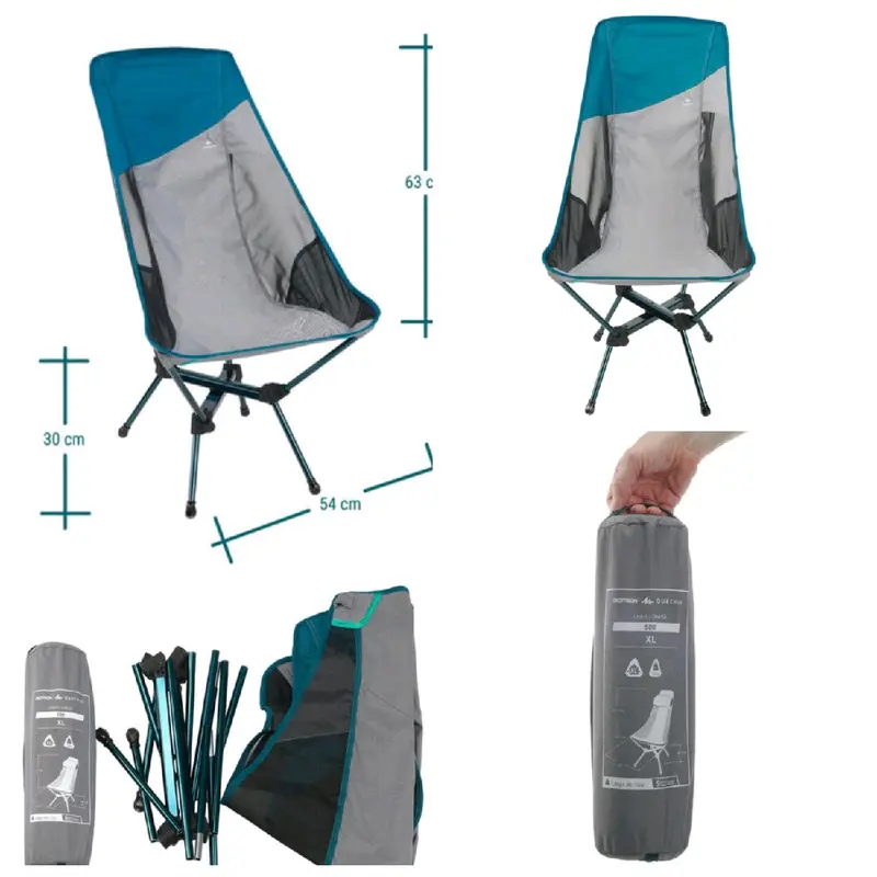 Kursi camping lipat super compact - Quechua 1