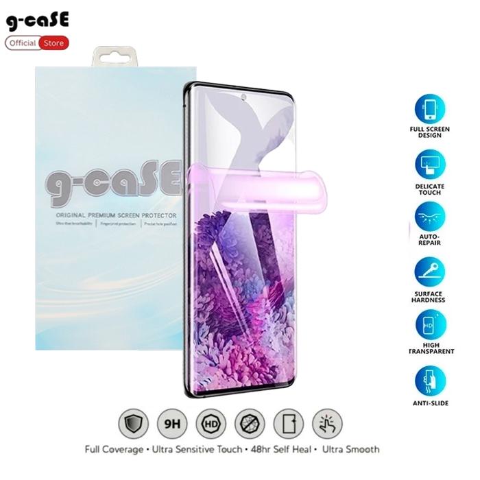 Gambar g-caSE ANTI GORES JELLY HYDROGEL BLUE LIGHT FOR TECNO CAMON 19 19PRO 40 40PRO 405G 40PREMIER 50  50PRO PRO 5G PREMIER FULL - CAMON 19PRO, DEPAN dari G-caSE Official Store Kota Administrasi Jakarta Pusat Tokopedia