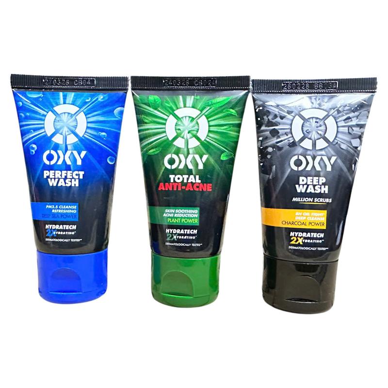 Date mới Set 5 tuýp Sữa Rửa Mặt Oxy Mẫu Mới – Sạch Nhờn Ngừa Mụn Sáng Da 25g Hàng khuyến mãi