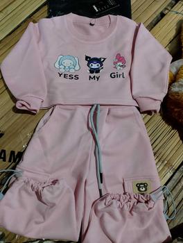 Product Review of Masyken Setelan Sweater Anak Perempuan Crop Top Usia 1-6 Tahun Bayi Parsel TPE Beige from E**8 0