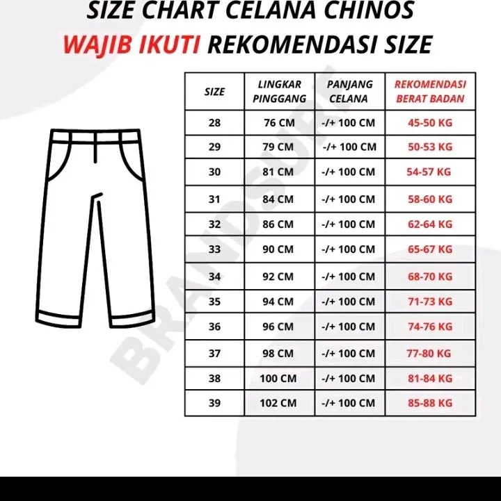 CELANA CHINO PANJANG DEWASA  (FANZA)   Slimfit Katun melar Tebal Lembut Stretchy Chino Premium Distro 7