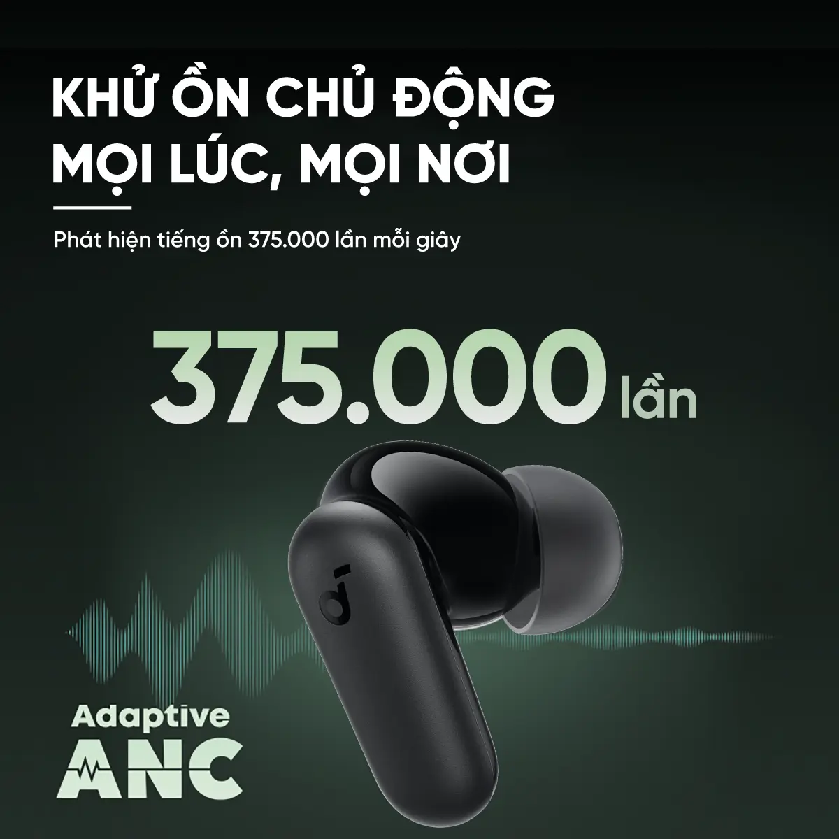 [HOT] Tai nghe bluetooth không dây chống ồn Soundcore R50i NC (P30i ) chống ồn ANC | Chống nước và bụi IP54 | 40 giờ phát nhạc- Tai nghe không dây- Tai nghe bluetooth pin trâu- Bảo hành 18 tháng- Hàng chính hãng | BigBuy360 - bigbuy360.vn