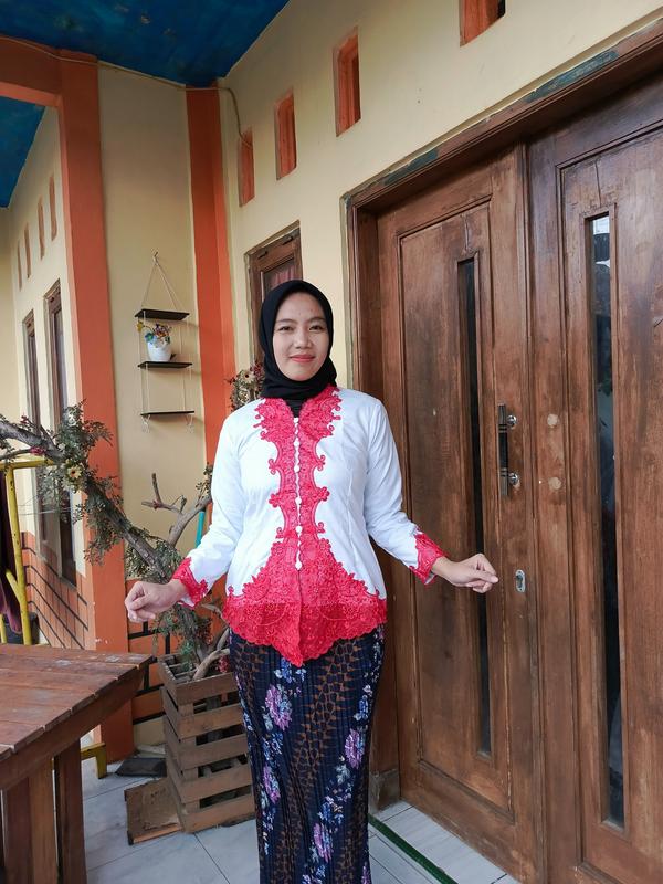 SPESIAL AGUSTUSAN KEBAYA ENCIM TERMURAH/KEBAYA MODERN Size Jumbo 85KG Baju Wanita Dewasa Tangan Panjang Dress Atasan 3