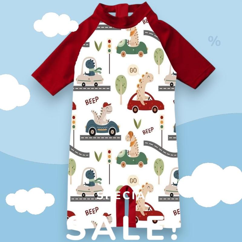 Baju Renang Anak Laki Laki Perempuan Motif Lucu Umur 1 - 10 Tahun 3