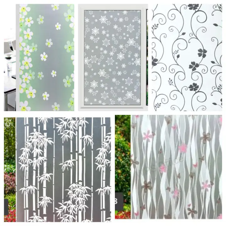 TERMURAH!!! Sticker Kaca Sunblast/Stiker Kaca Jendela Rumah 45cm x 1meter STICKER KACA ELEGANT & BERTEKSTUR