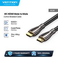 Gambar Vention Kabel HDMI Male to Male Support HDR 3D 4K 60Hz 1M 2M 3M 5M - ALM - BLACK, 1M dari Vention Mobile & Comp Kota Administrasi Jakarta Utara 1 Tokopedia