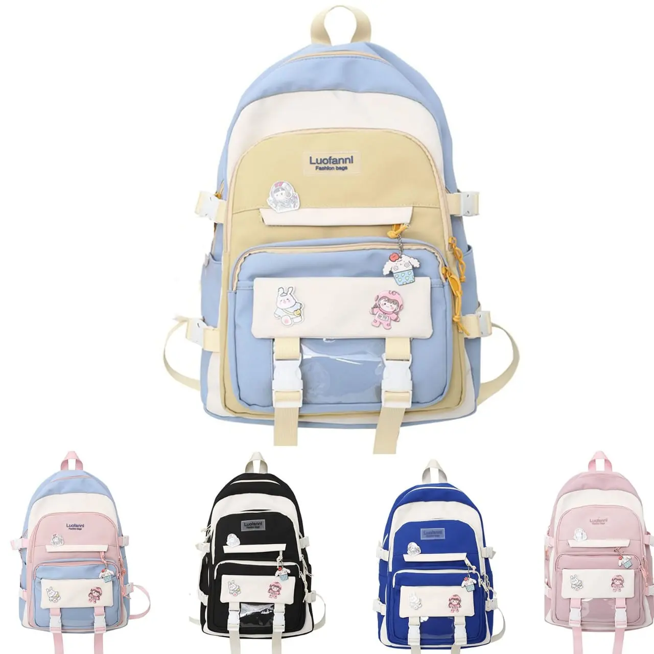 tas sekolah motif sugar kekinian dengan bahan berkualitas fashion 2025 backpack muat banyak ransel Wanita