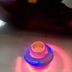 Mainan anak viral gasing putar ufo lampu music   Gangsing