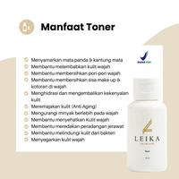 Gambar Leika Skincare Toner BPOM & Halal MUI / Toner Aloe Vera Extract Perawatan Mata Panda Eye Kantung Mata Pelembab Kulit Wajah Kering Kotoran dari WingHeart Kota Cirebon 2 Tokopedia