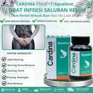 Obat untuk Infeksi Saluran Kemih, sakit kencing, kencing perih dan terasa panas, kencing terus menerus, anyang anyangan, urine berbusa - Cardina Squalene Halal Dan BPOM