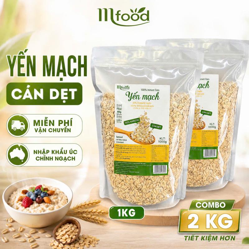 COMBO 2KG YẾN MẠCH NGUYÊN CHẤT MFOOD