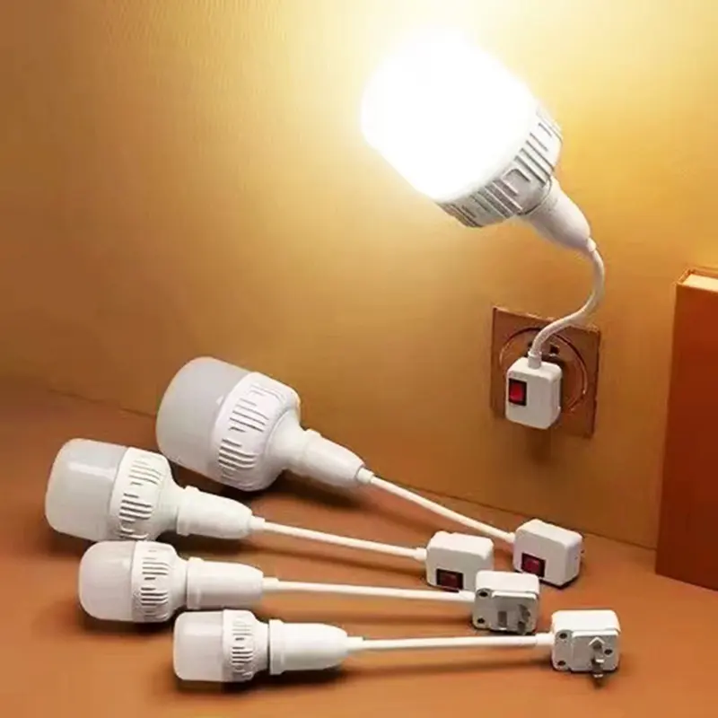 Đui Đèn, [Ze], Ổ Cắm Bóng Đèn Thực Dụng Ổ Cắm Bóng LED Tiết Kiệm Năng Lượng, Giá Đỡ Mở Rộng Linh Hoạt Xoay Có Thể Điều Chỉnh Đế Đèn, An Toàn Và Chắc Chắn, Thích Hợp Sử Dụng Tại Nhà, Đèn LED 5