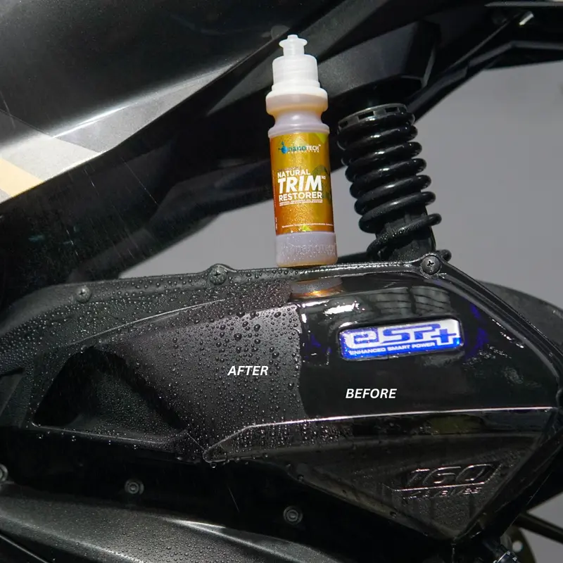 NATURAL TRIM RESTORER N3OVOLUTION - nanoTECH PROTECTION - RESTORASI BODY PLASTIK KASAR - BACK TO BLACK PERMANENT - PENGHITAM BODY PLASTIK KASAR MOTOR MOBIL - PENGHITAM DASHBOARD - TRIM COATING NANO CERAMIC Car Paint 2