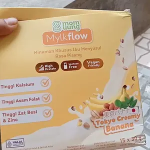 [LEBIH HEMAT] Mom Uung Susu Mylkflow 15 Sachet - Susu Ibu Hamil & Ibu Menyusui Tinggi Protein dan Asam Folat - ASI Deras Berkualitas