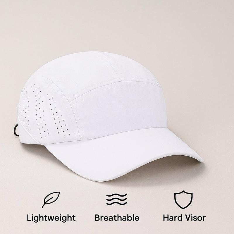Topi 5 Panel Topi Sepeda Topi Running dengan Desain Lubang-lubang ...