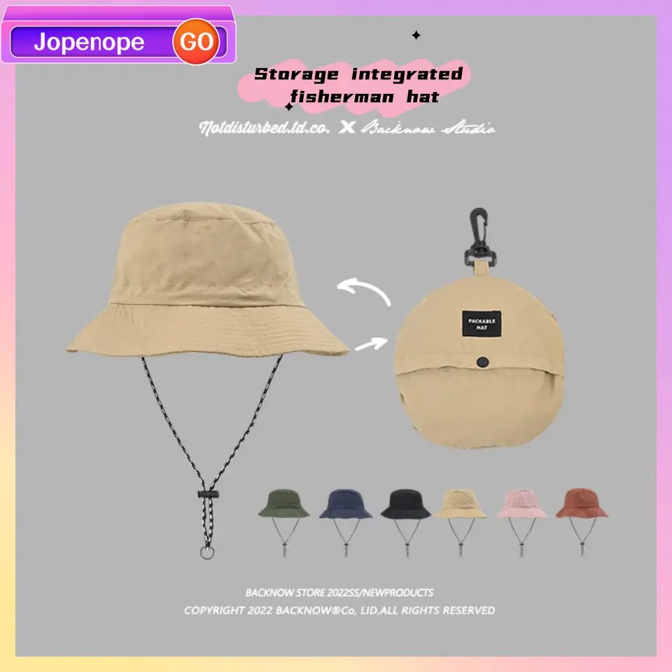 Summer Hat Men's And Women's New Styles Can Be Stored Sunshade Sun Protection Quick Drying Waterproof Fisherman Hat Outdoor Hiking Hat Basin Hat