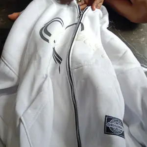 Sweater Hoodie Angel Baby Double Rosleting Zipper Sablon Puff Reflektif Menyala Bahan Fleece Tebal 280 GSM Size M L XL Kualitas Premium