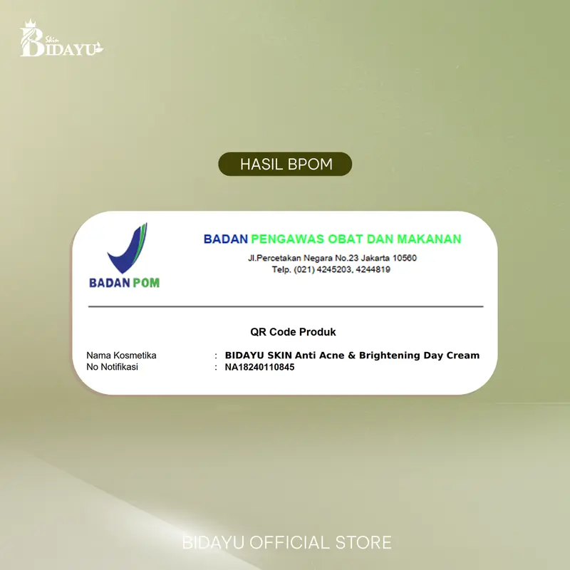 Anti Acne & Brightening Day Cream – Lightweight & Protective Glow with Niacinamide, SPF & Aloe Vera – melindungi dari sinar UV, melembapkan, dan meredakan jerawat 5